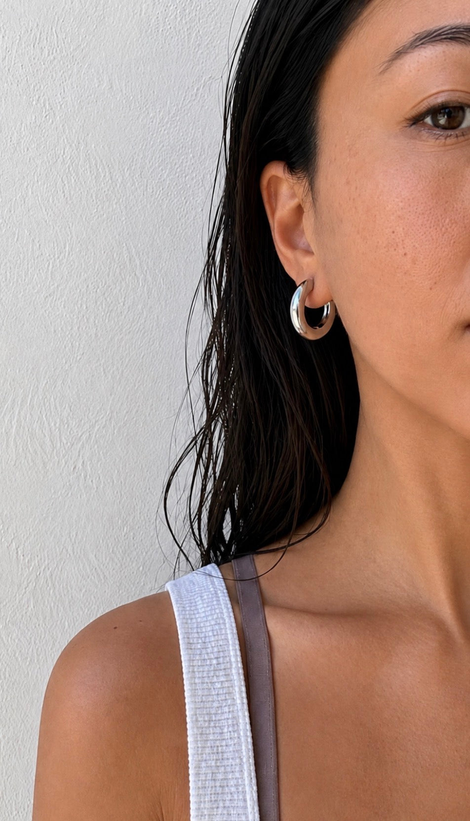 The Perfect Silver Hoops
