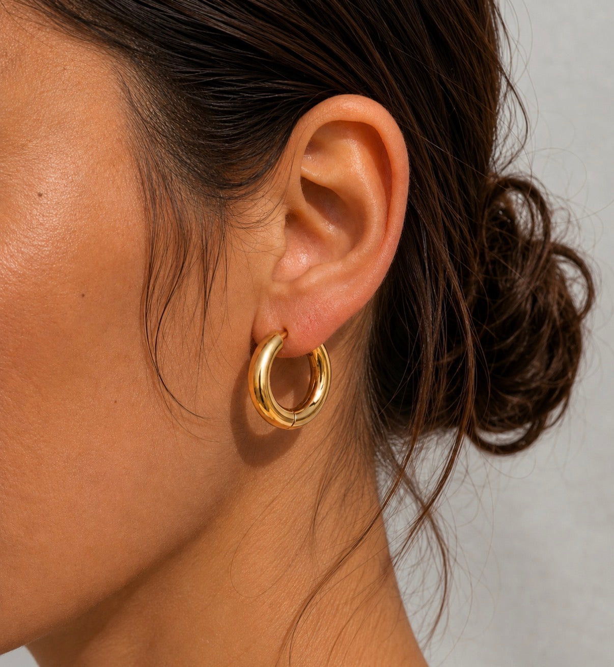 The Perfect Gold Hoops