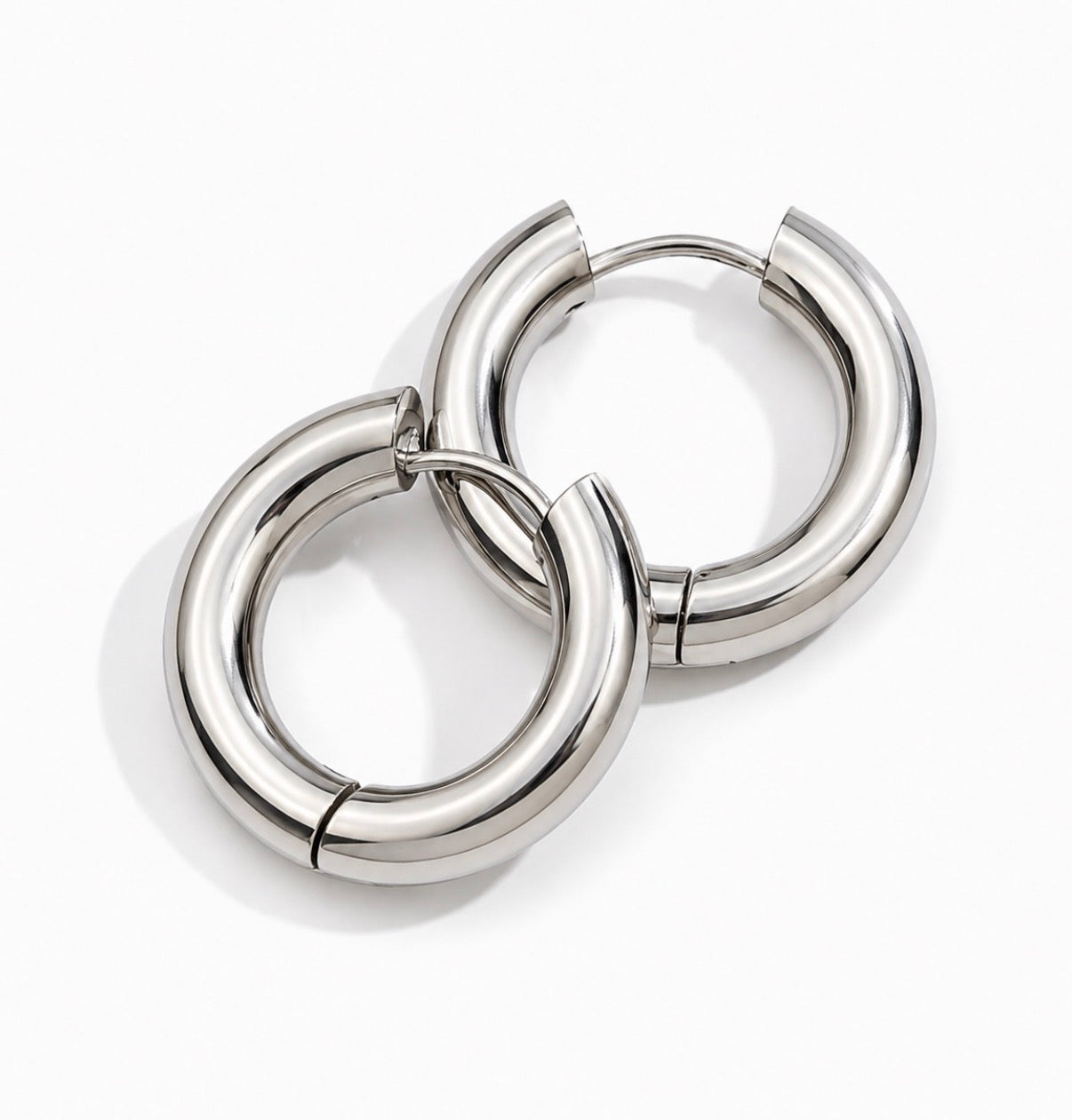 The Perfect Silver Hoops