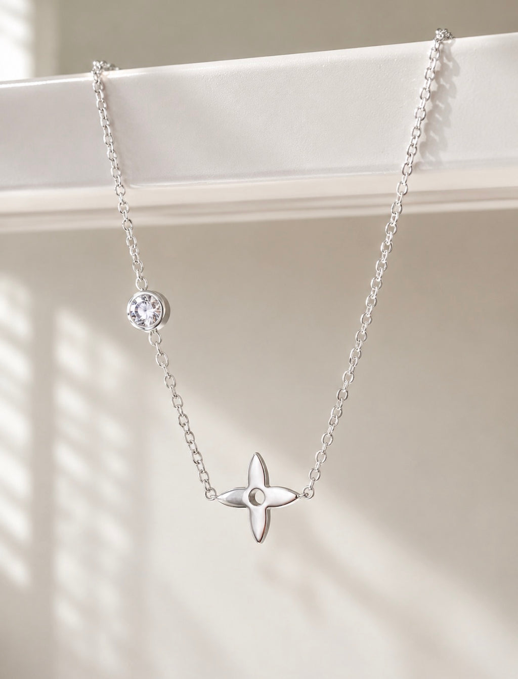 Bloom Luxe Silver Anklet