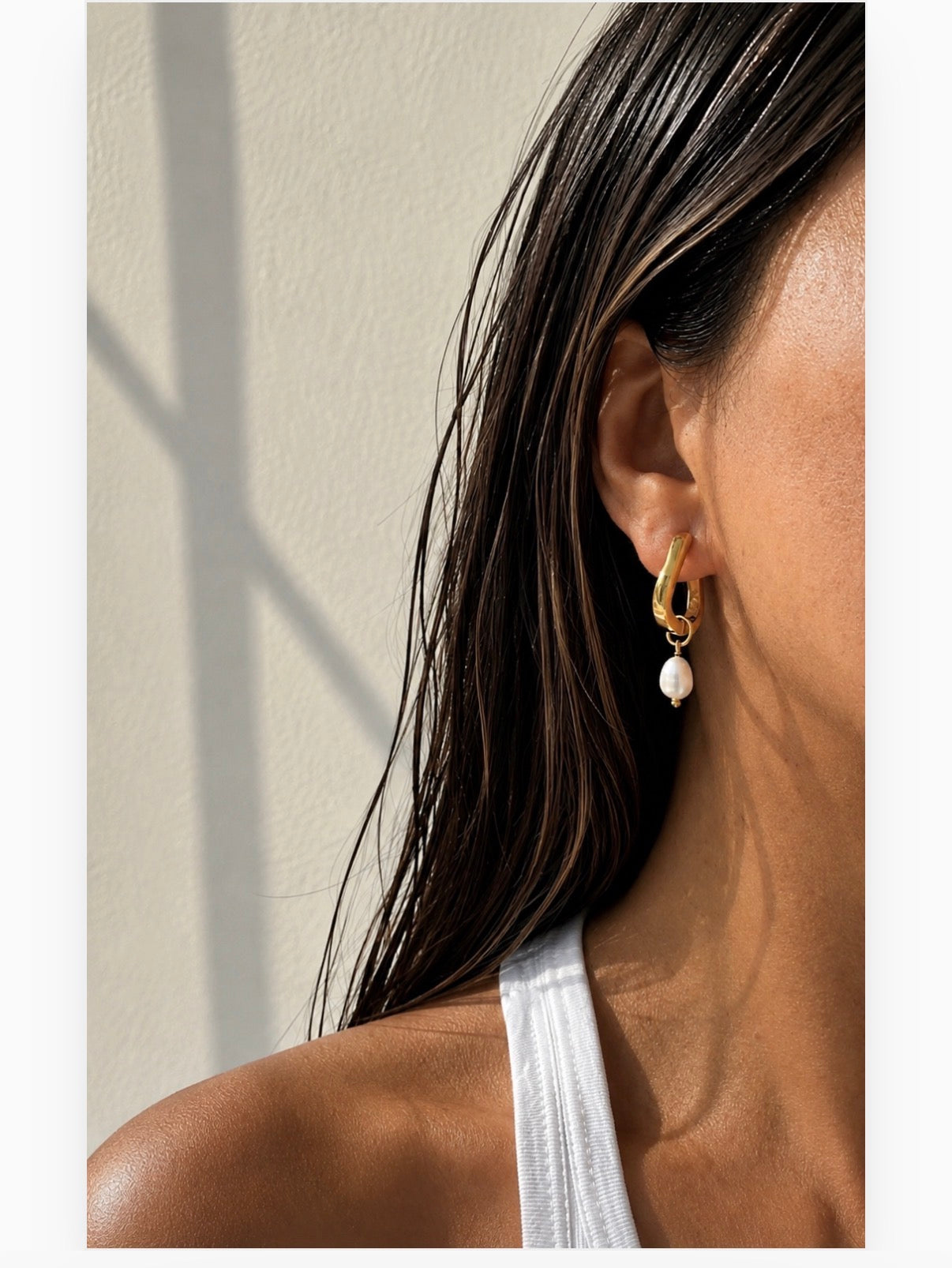 Pretty Girl Pearl Pearls~Gold