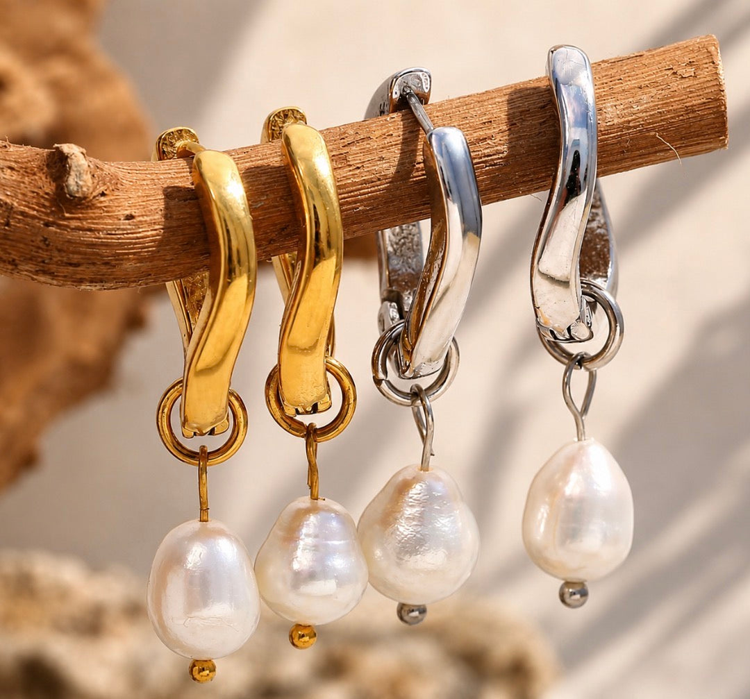 Pretty Girl Pearls~Silver
