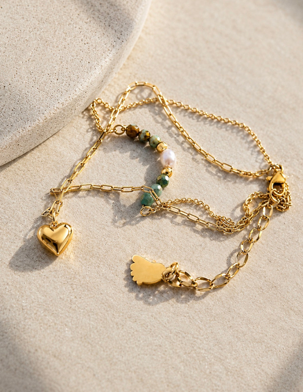 Coastal Keepsake Gold Anklet