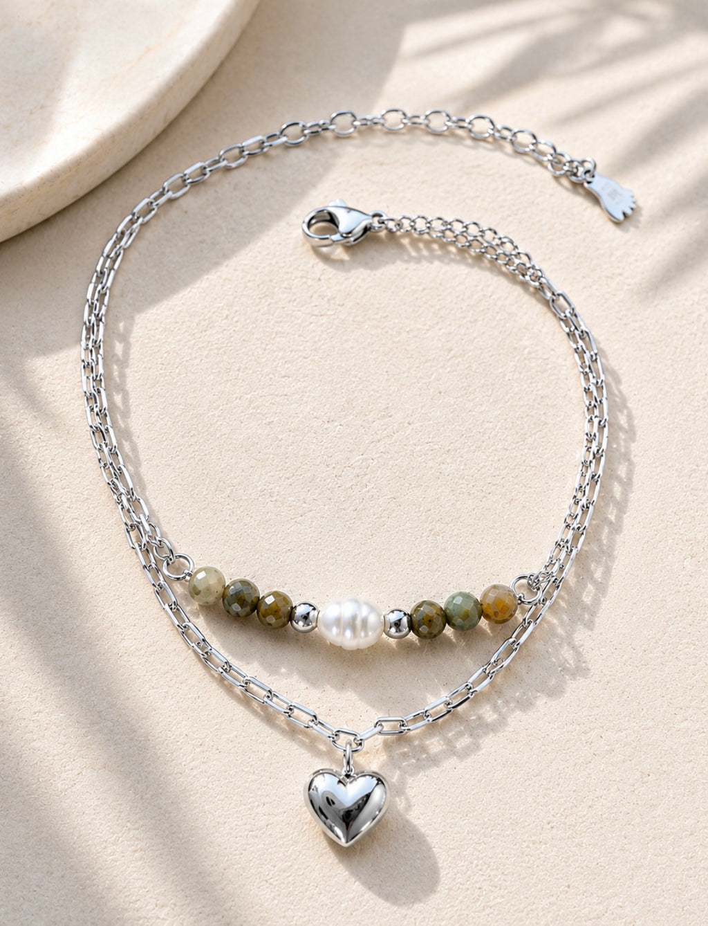 Coastal Keepsake Silver Anklet