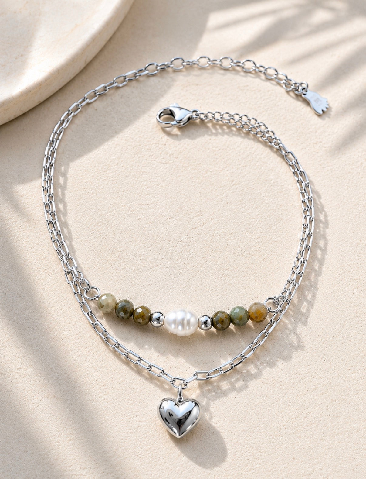 Coastal Keepsake Silver Anklet