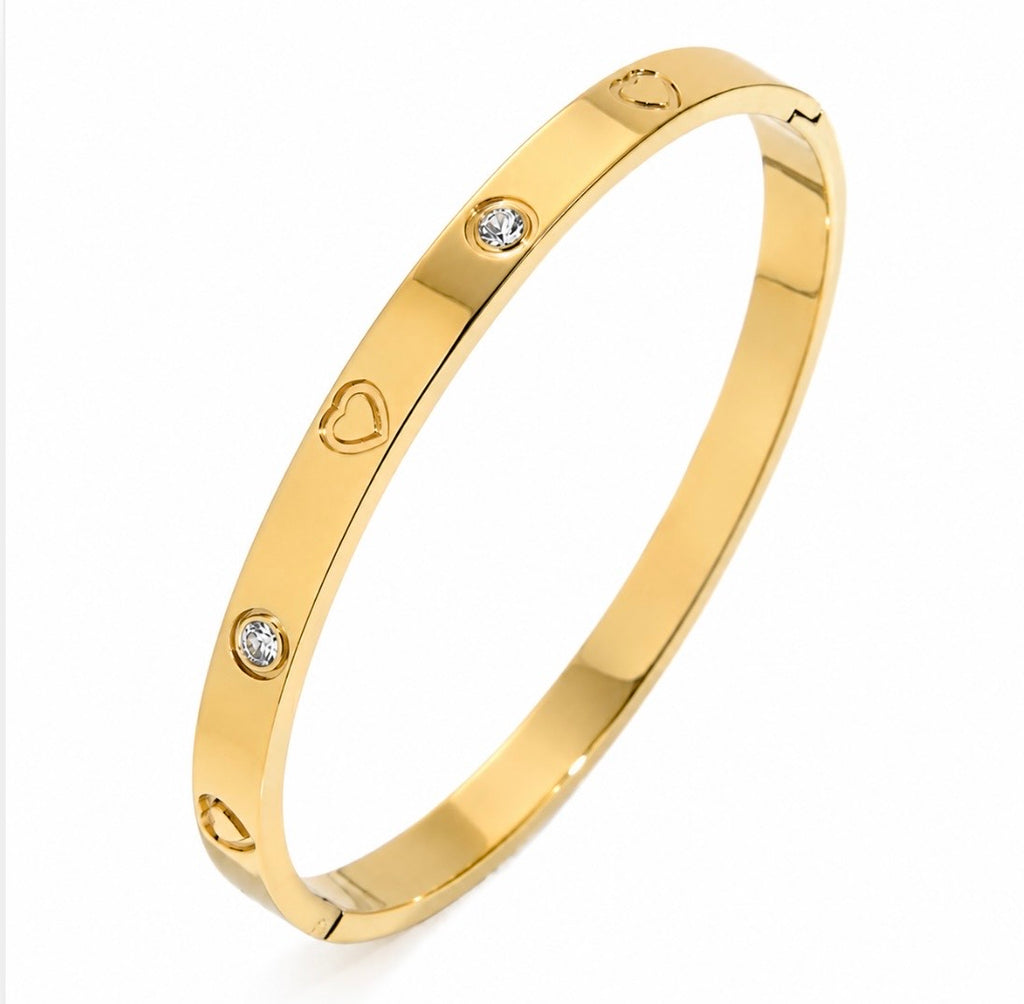 Crush Bangle Gold