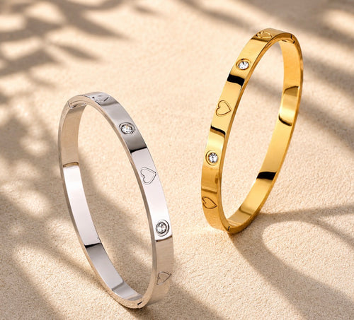 Crush Bangle Gold