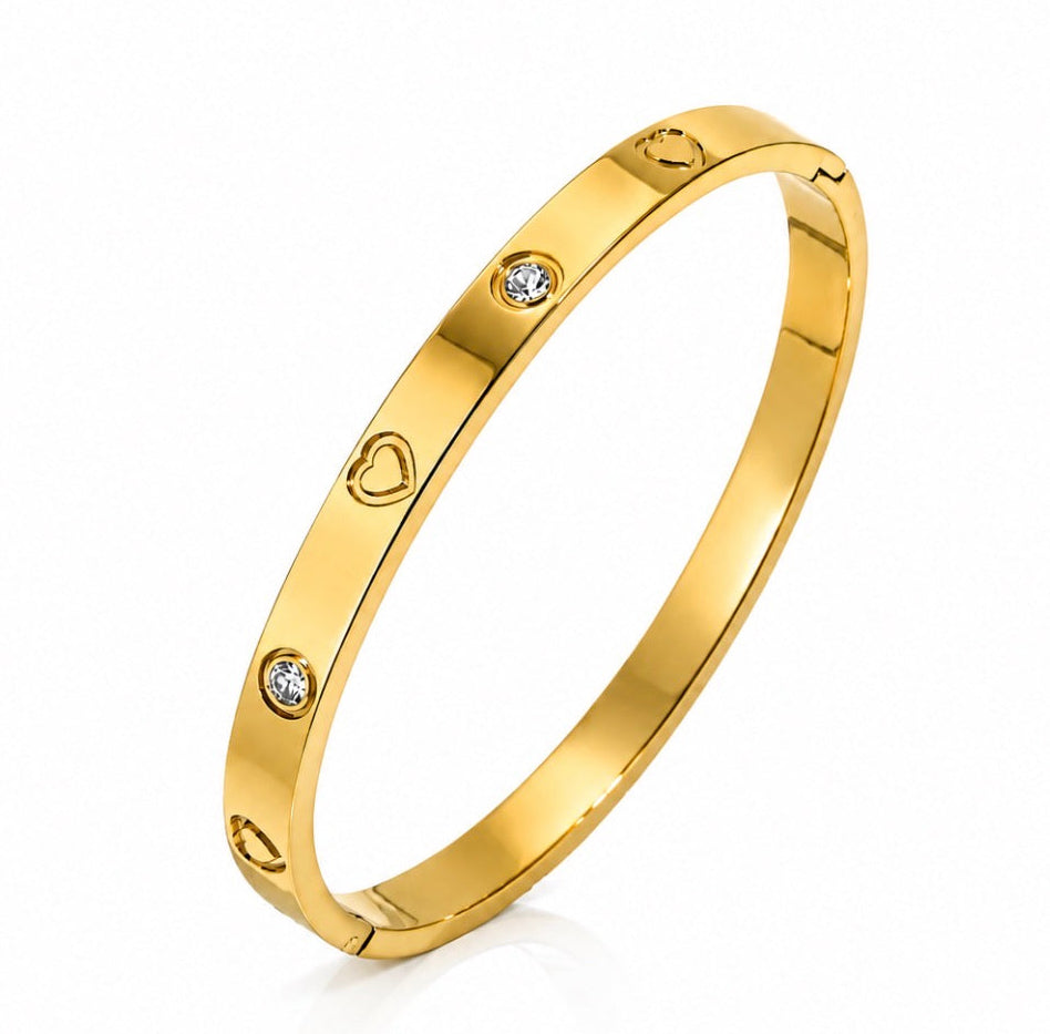 Crush Bangle Gold