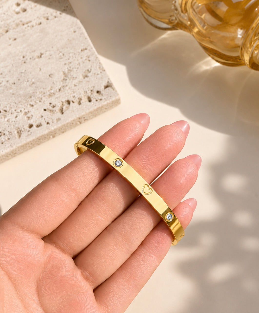 Crush Bangle Gold
