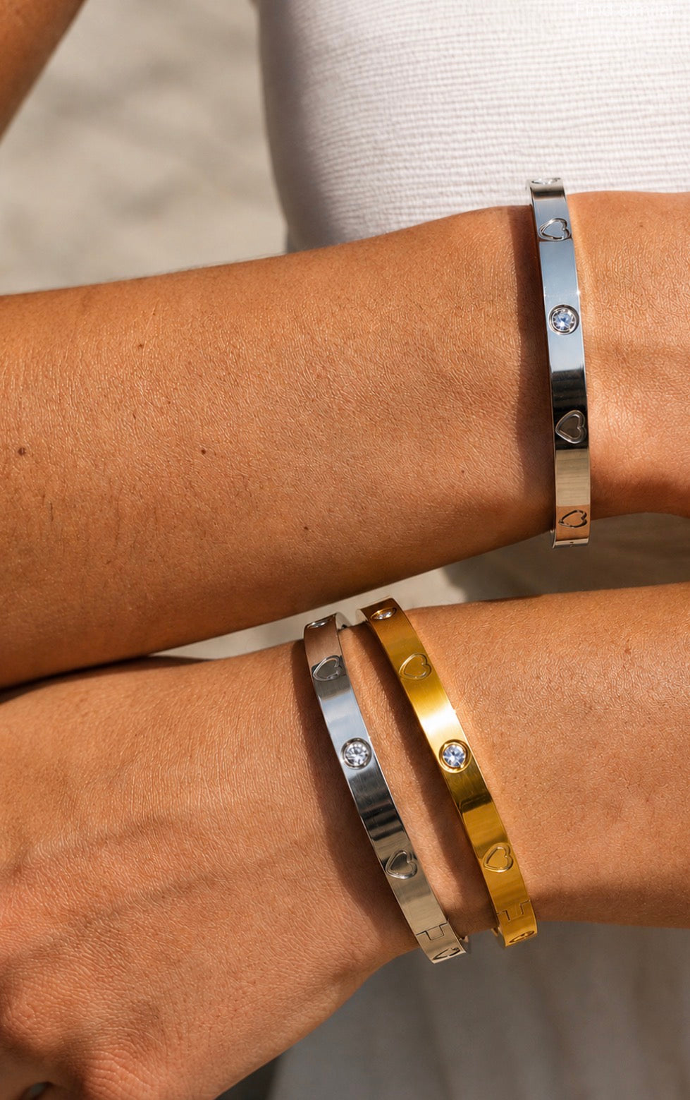 Crush Bangle Gold