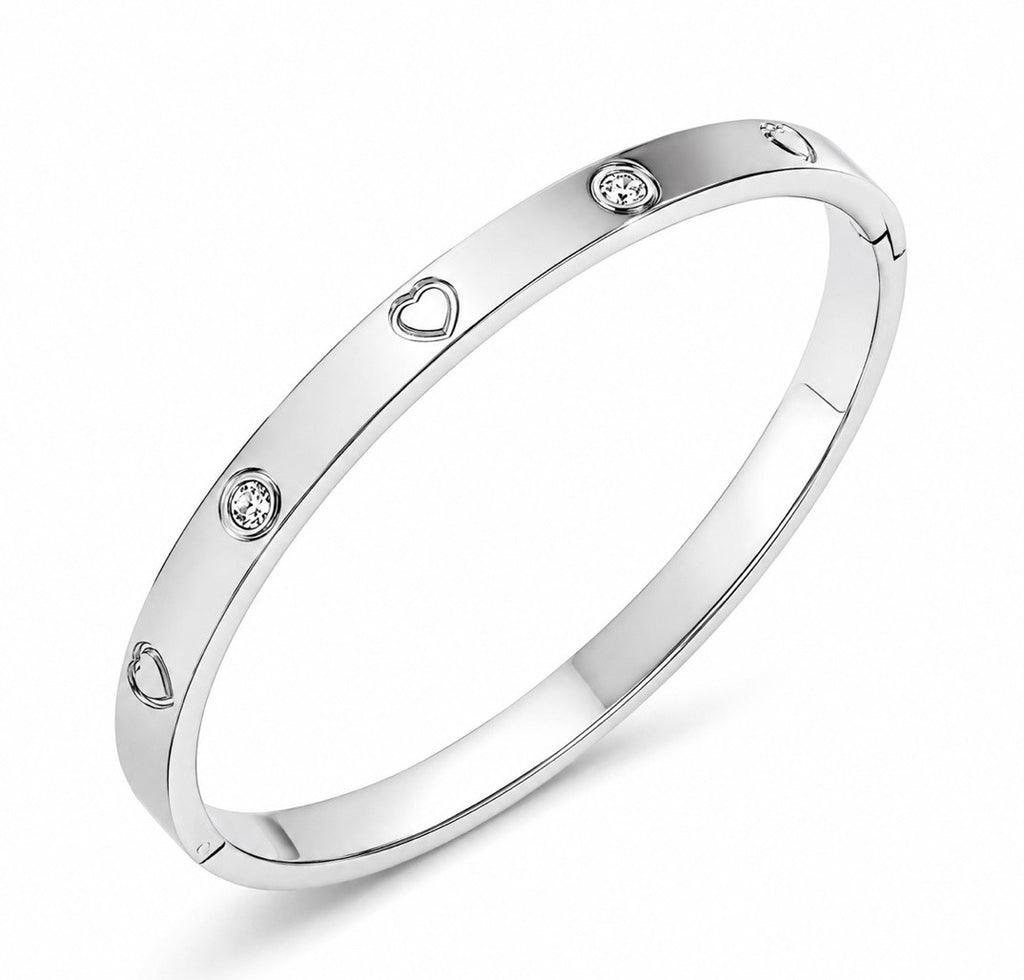 Crush Bangle Silver