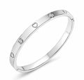 Crush Bangle Silver