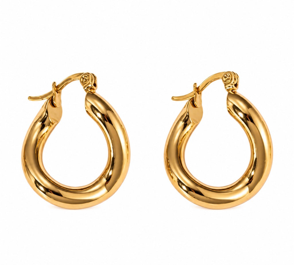 Endless Wave Hoops~Gold