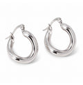 Endless Wave Hoops~Silver