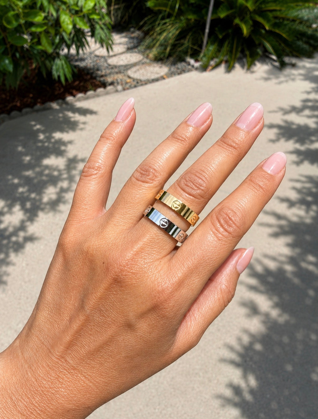 Gold Luxe Lock Ring
