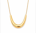 Moon Baby Necklace Gold
