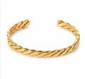 Golden Current Cuff