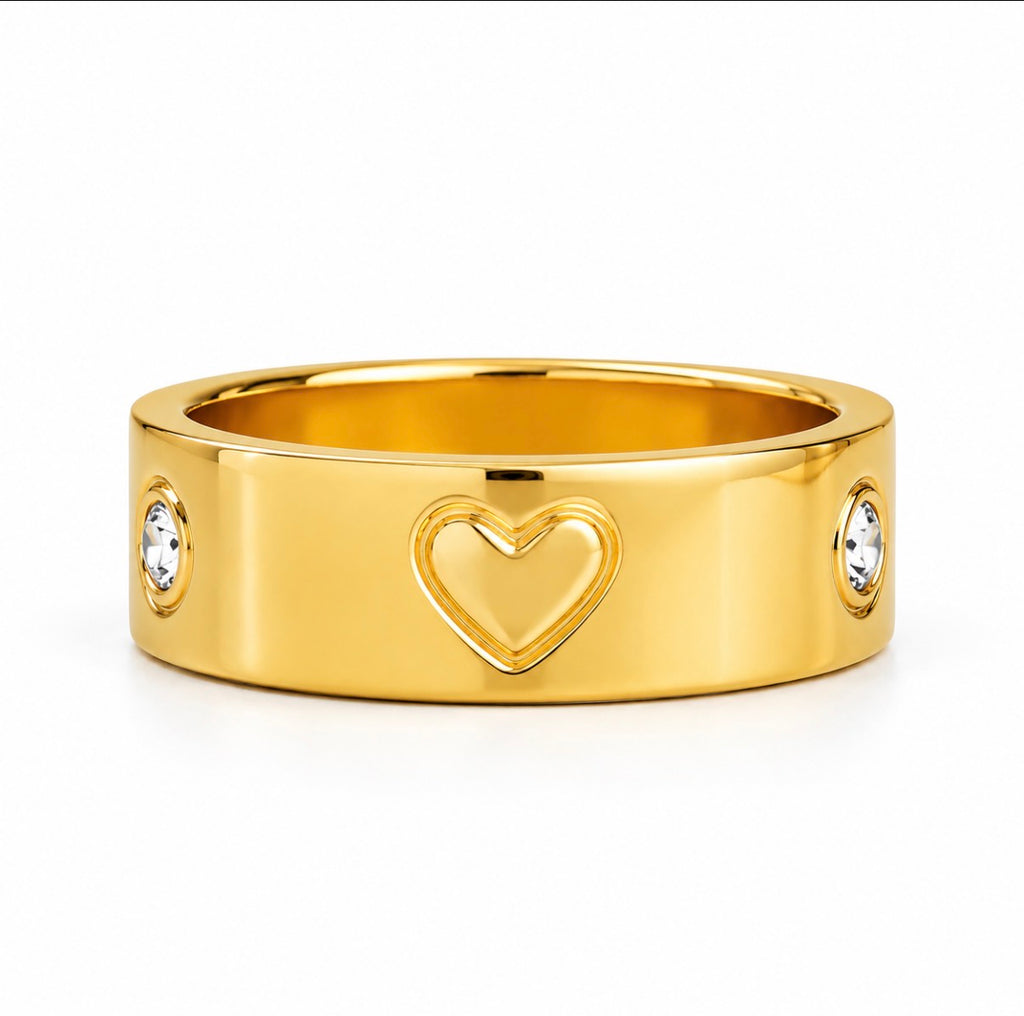 Heartline Luxe Ring Gold