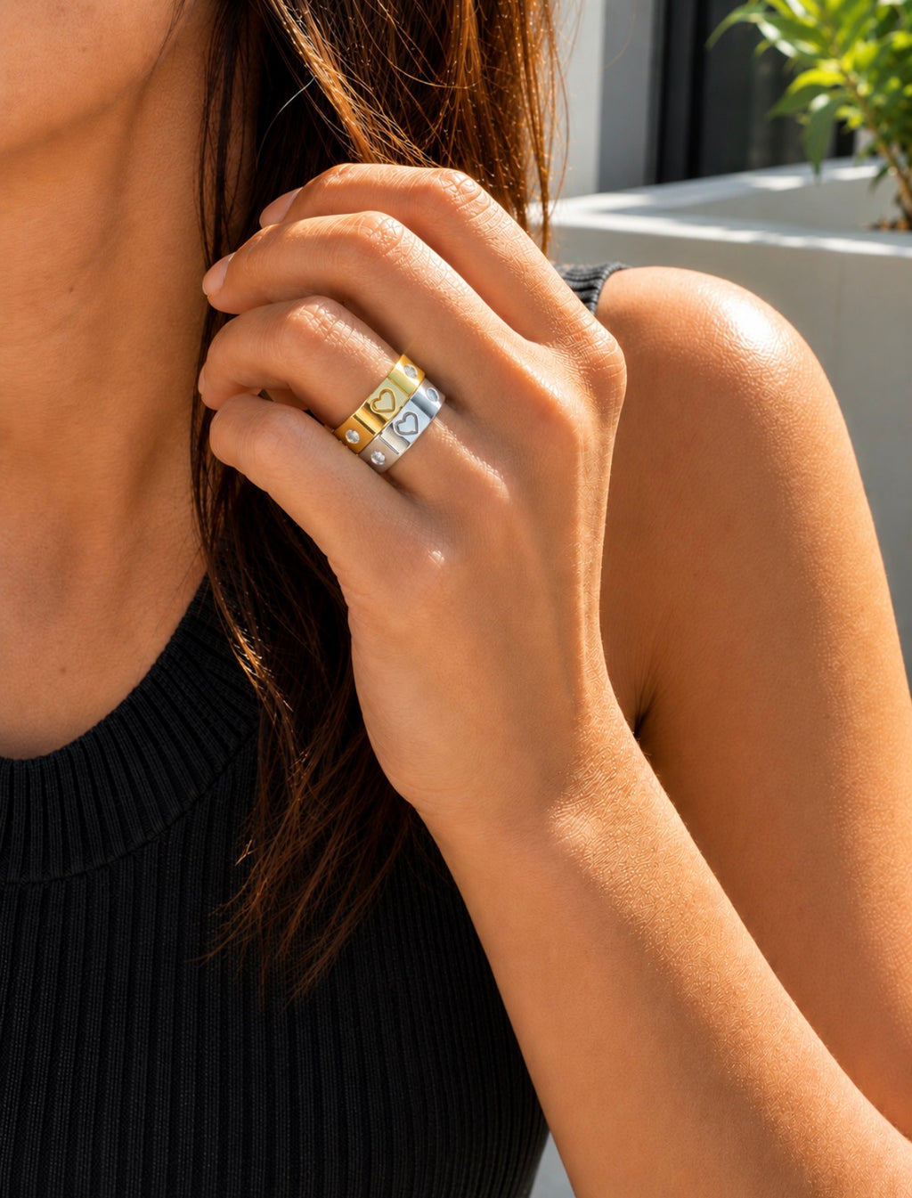 Heartline Luxe Ring Gold