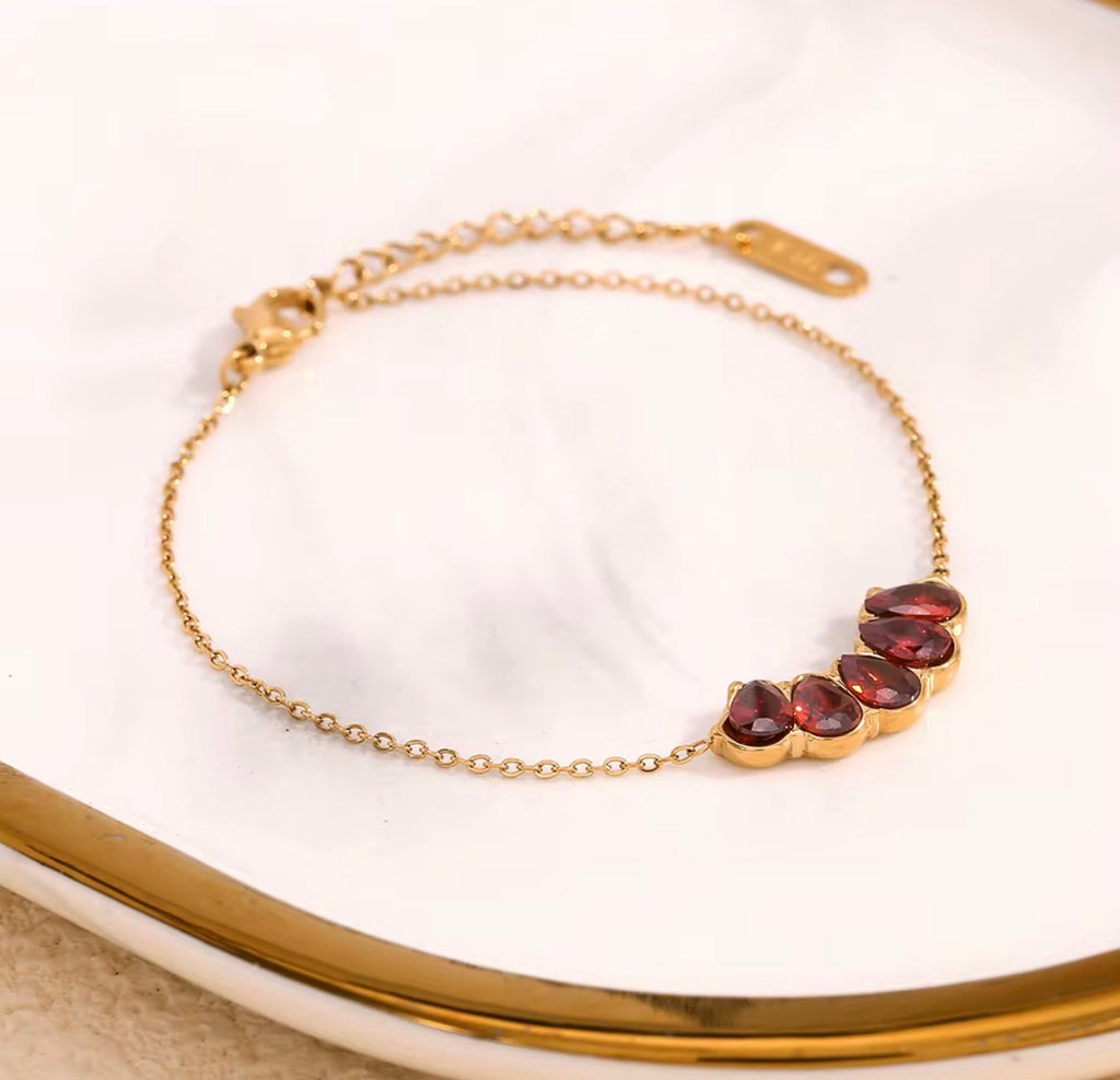 Cherry Glow Bracelet