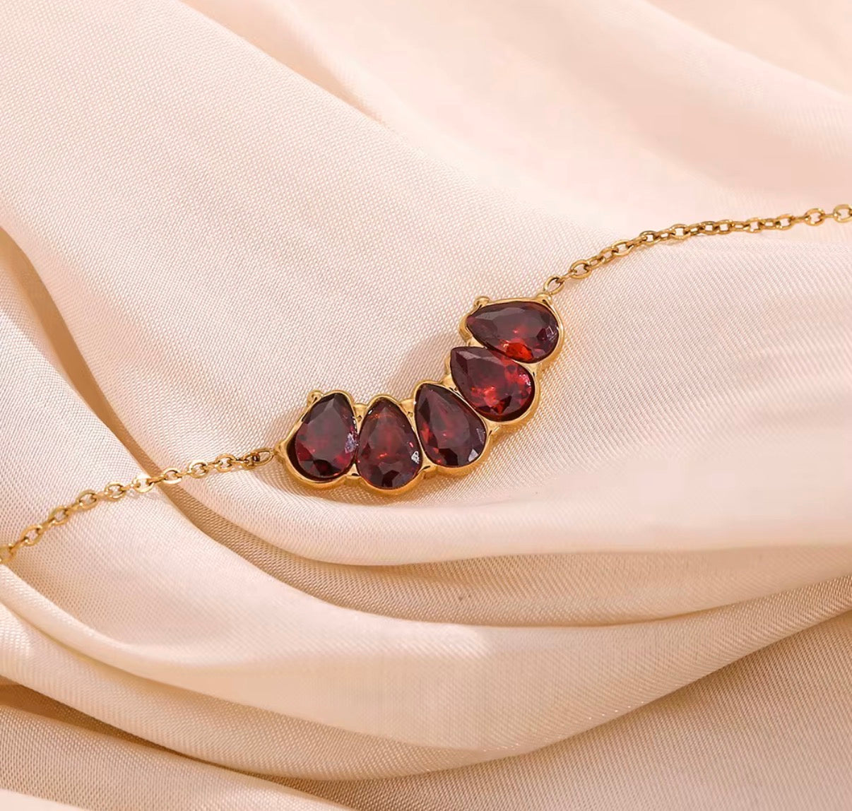Cherry Glow Bracelet