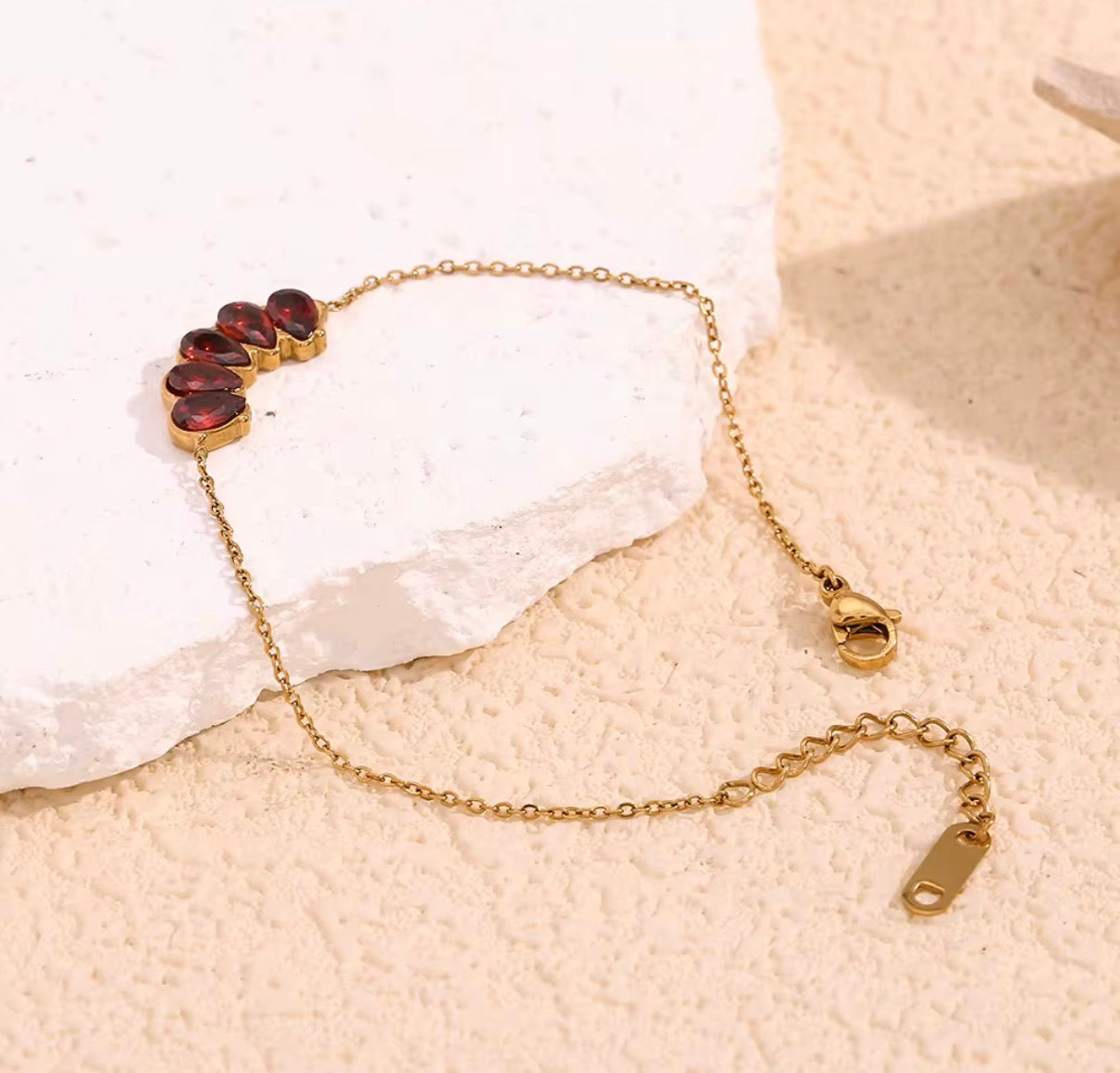Cherry Glow Bracelet