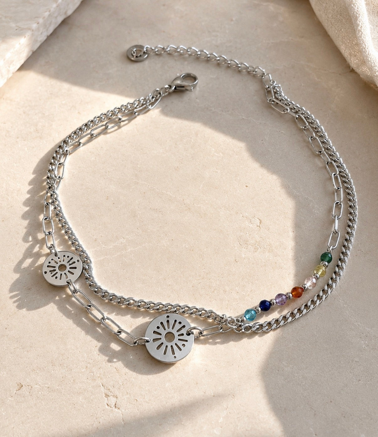 Kaleidoscope Society Anklet
