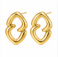 Love Letter Earrings~Gold