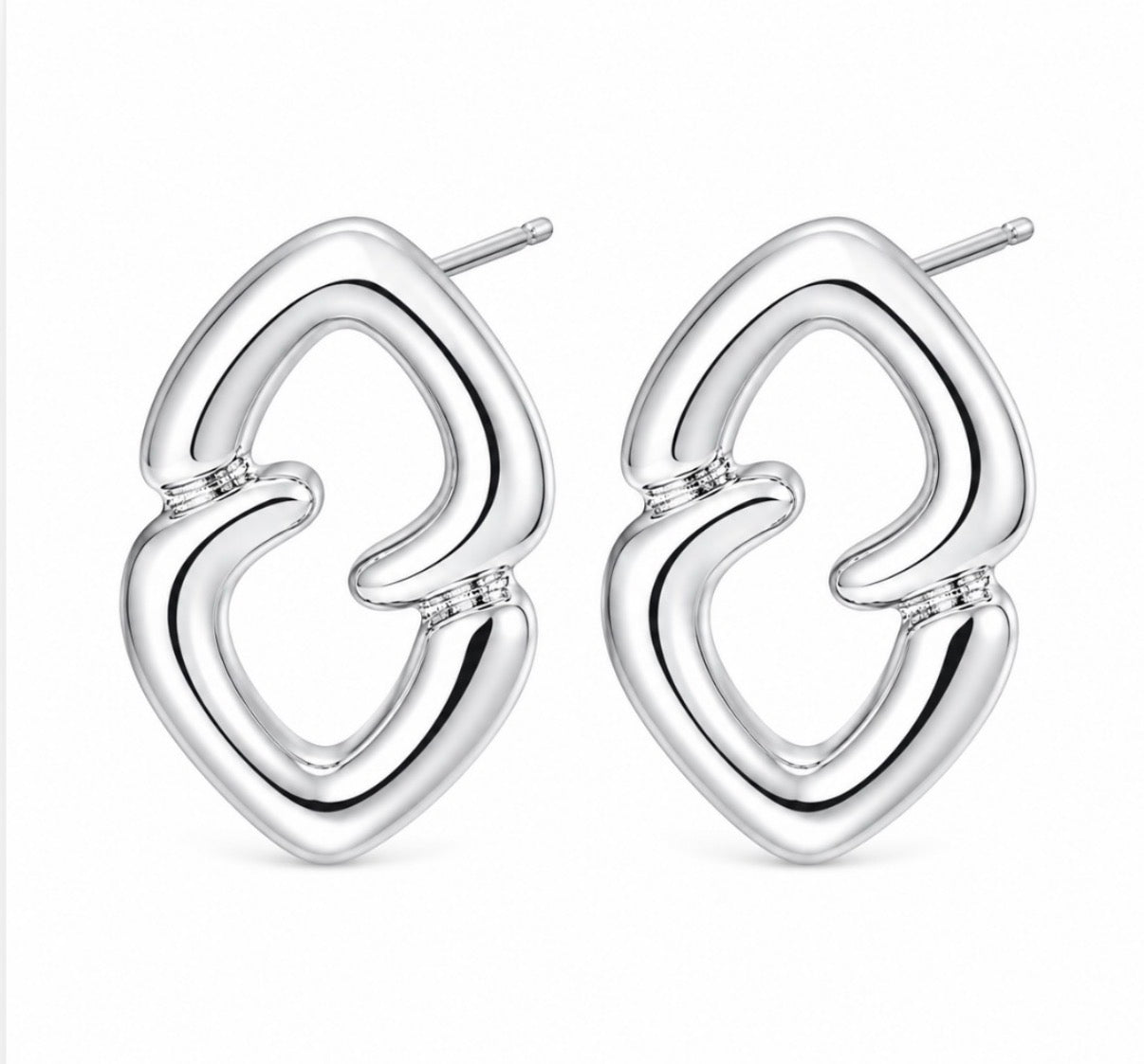 Love Letter Earrings ~Silver