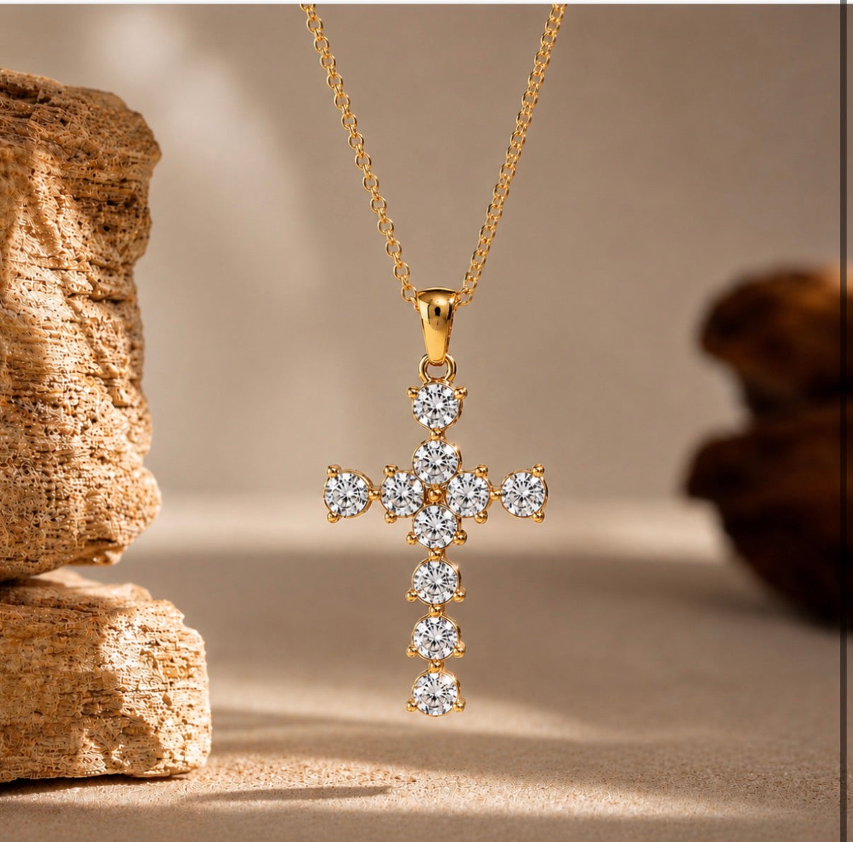 Lumina Cross Necklace