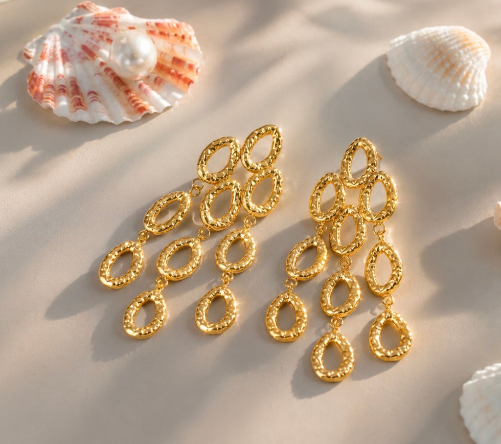 Main Character Gold Earrings
