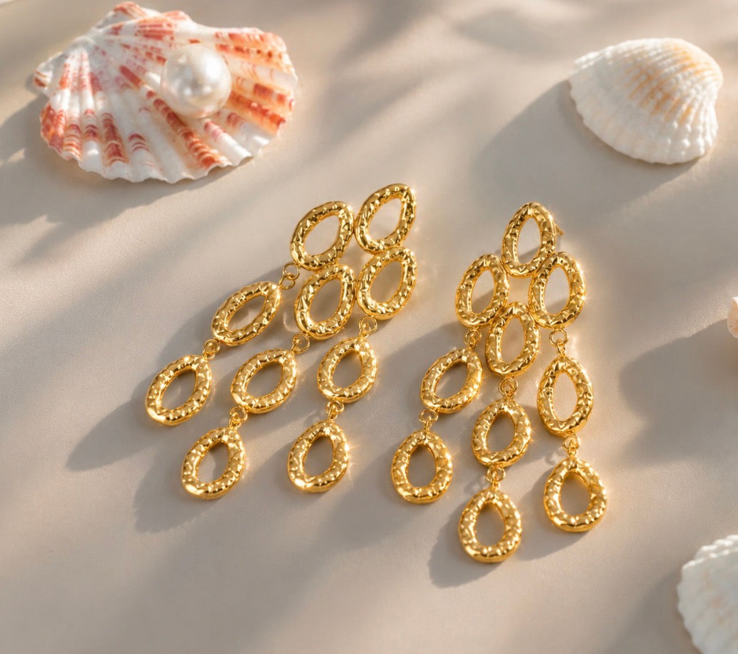 Main Character Gold Earrings
