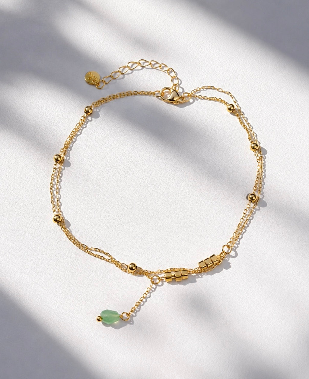 Mint To Be Gold Anklet