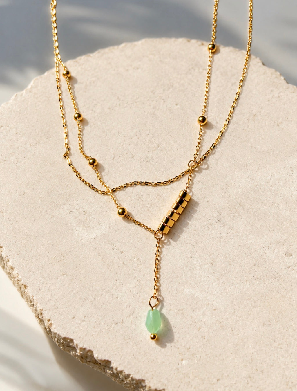 Mint To Be Gold Anklet