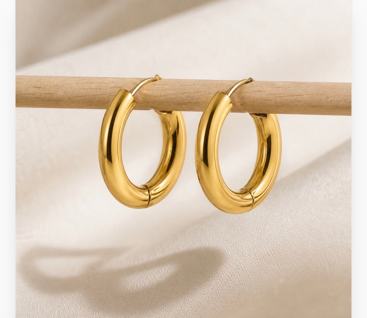 The Perfect Gold Hoops