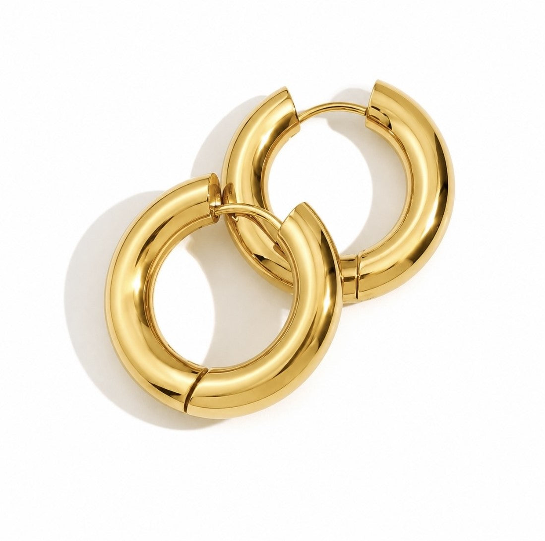 The Perfect Gold Hoops