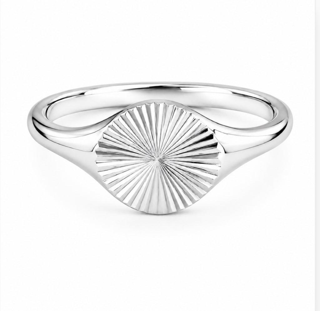 Riven Ring Silver