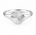 Riven Ring Silver