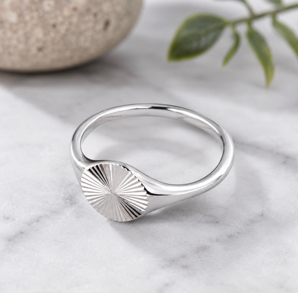 Riven Ring Silver