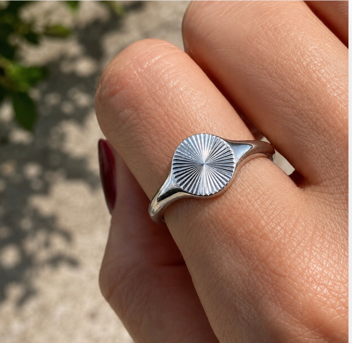 Riven Ring Silver