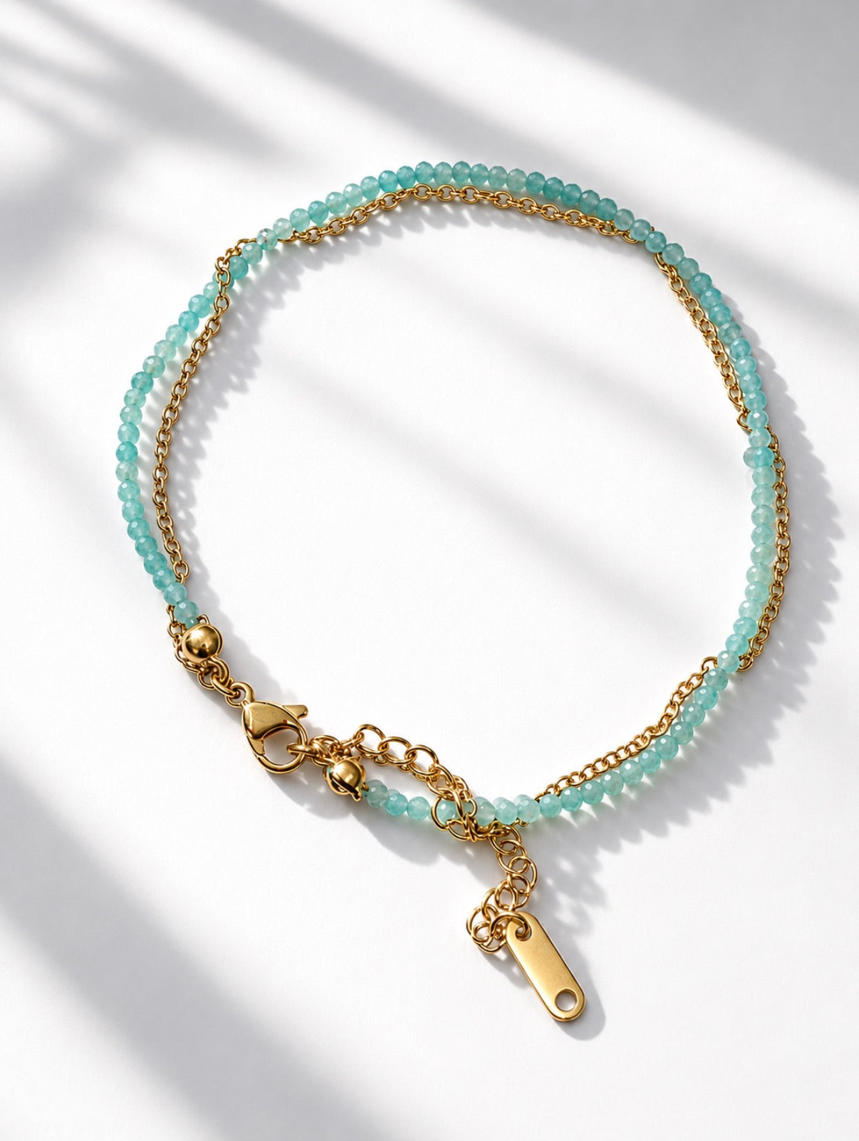Seafoam Glow Anklet
