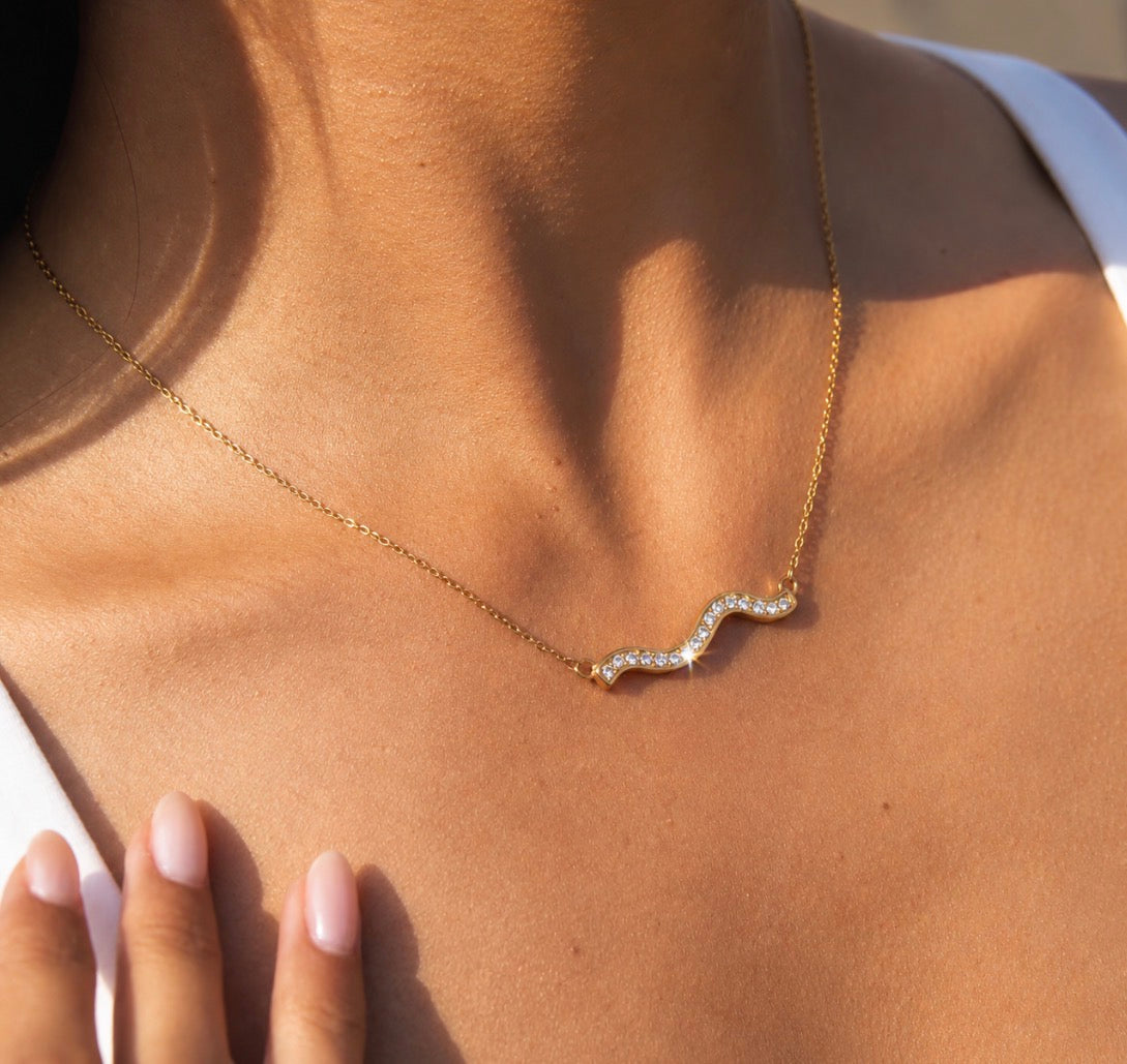 Serenity Wave Necklace