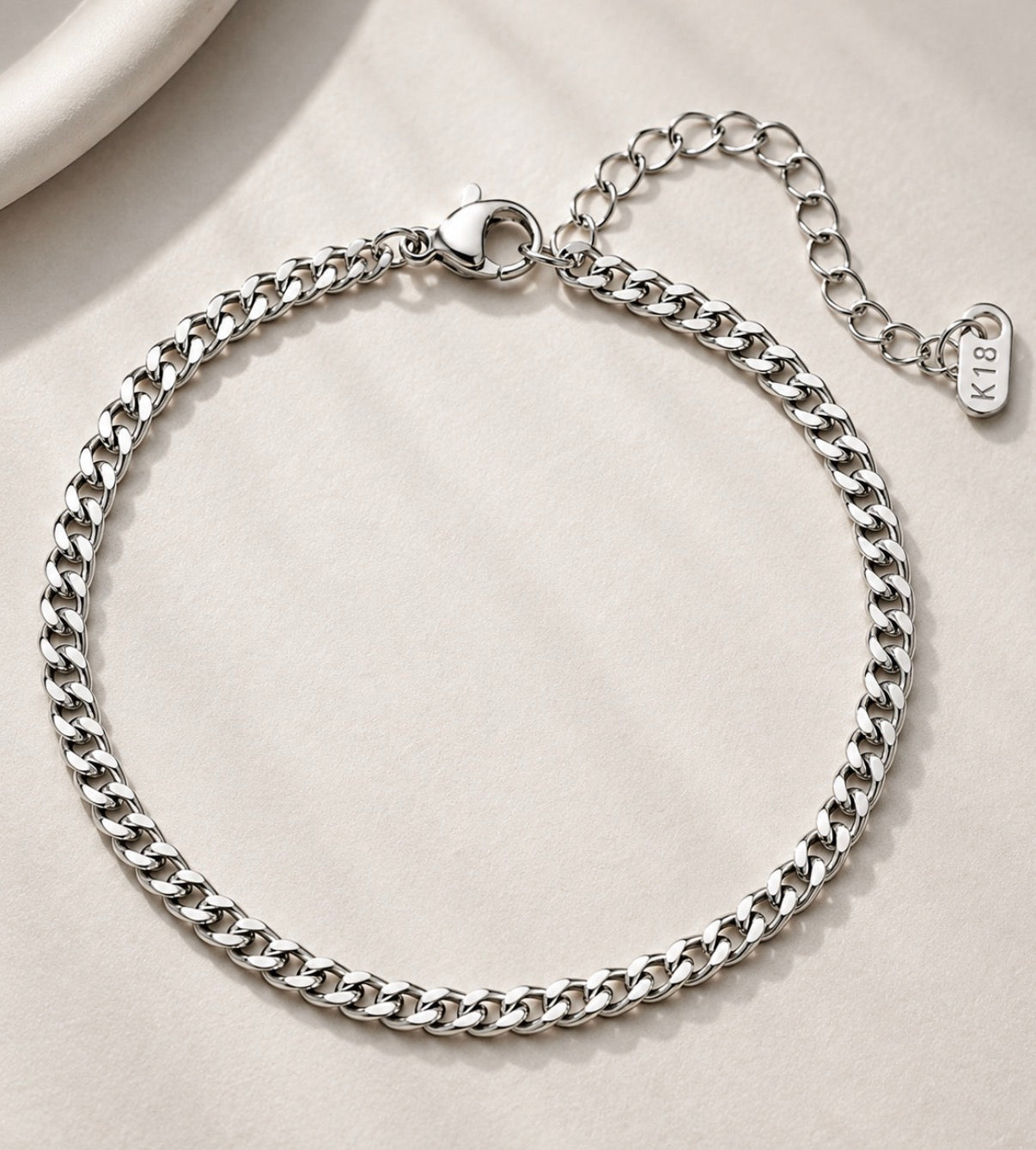 Silver Lining Anklet