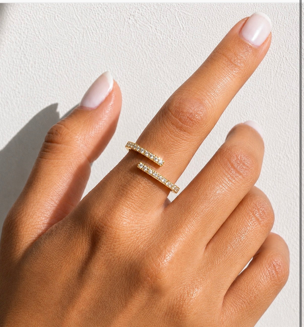Starlight Duo Ring Gold
