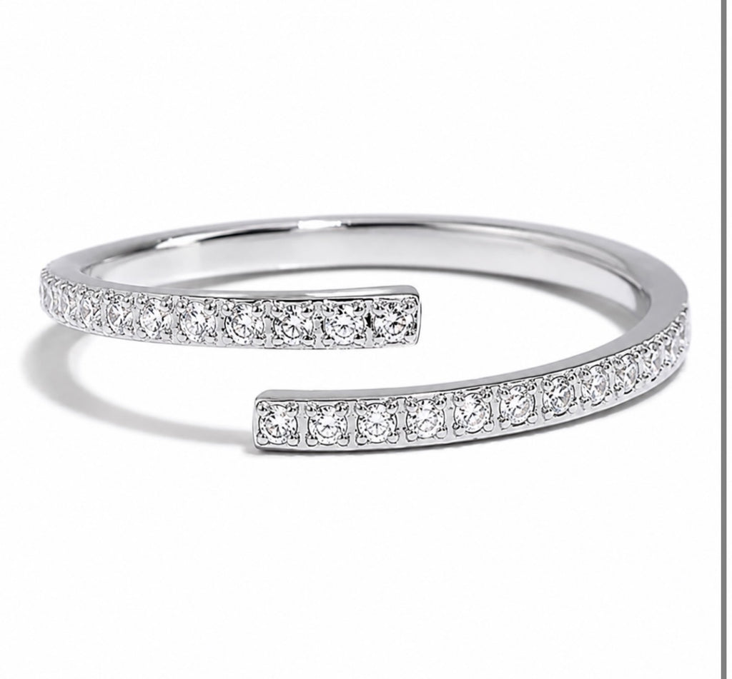 Starlight Duo Ring Silver