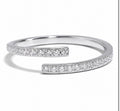 Starlight Duo Ring Silver