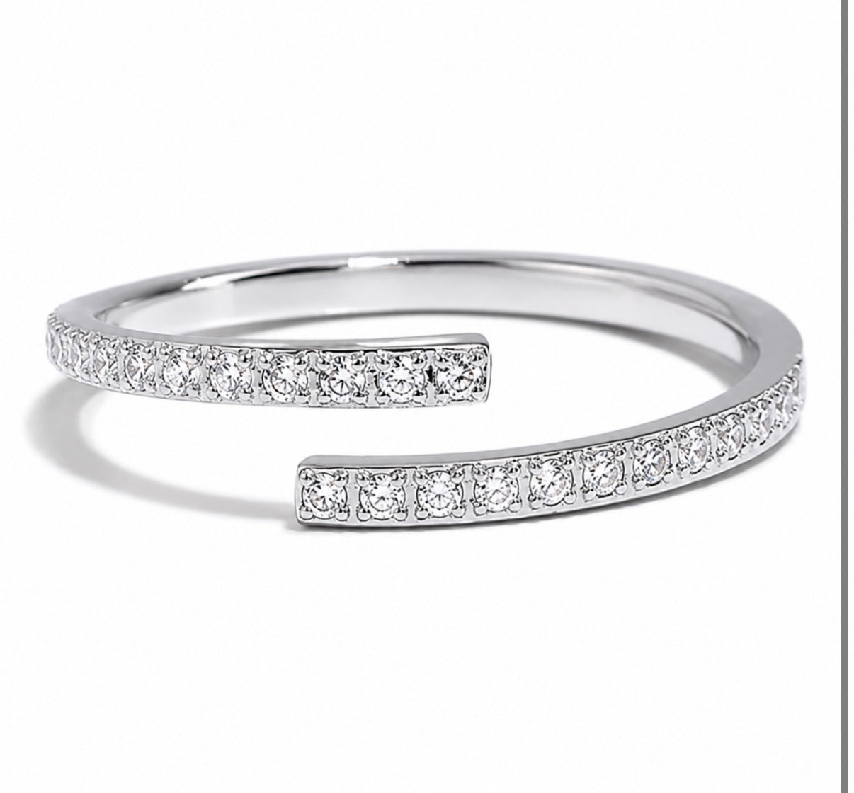 Starlight Duo Ring Silver