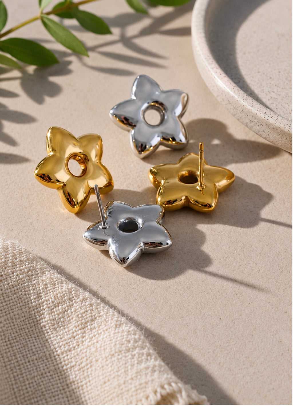 Starlit Earrings~Silver