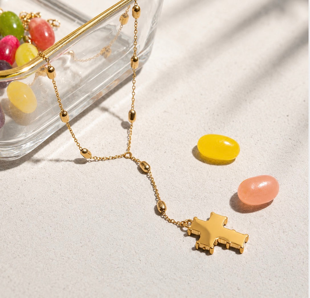 Starluxe Cross Necklace