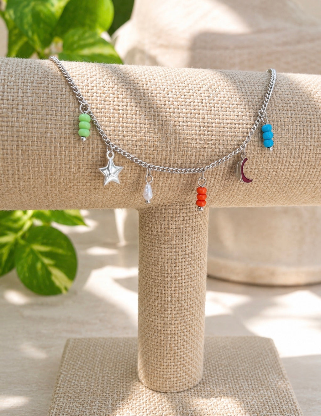 Sun Chaser Silver Anklet